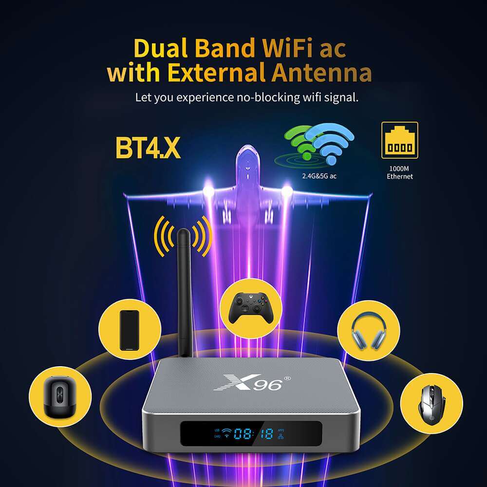 X96 X9 Amlogic S922X akış oynatıcısı