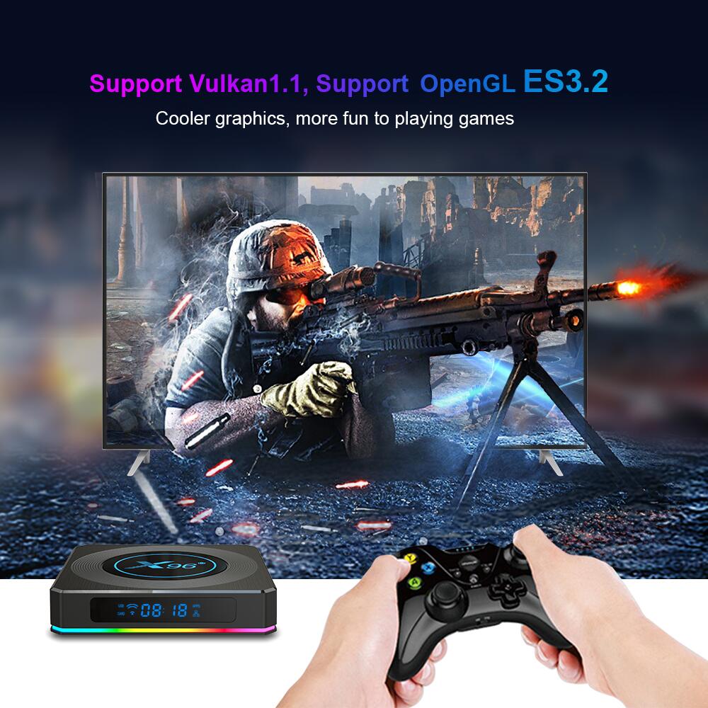 amlogic S905X4 X96 X4 андроид телевизор коробки