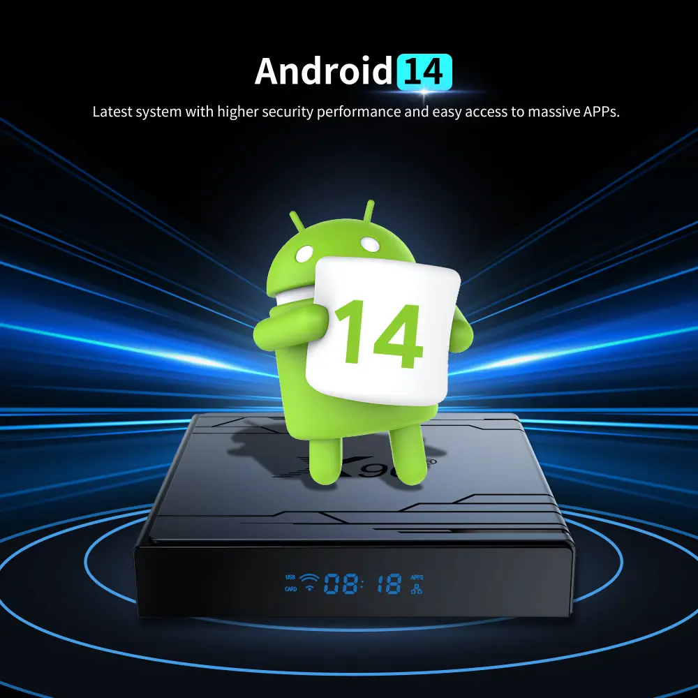 X96 NEX Amlogic S905Y5 Android TV Box 8K UHD медиаплеер производитель