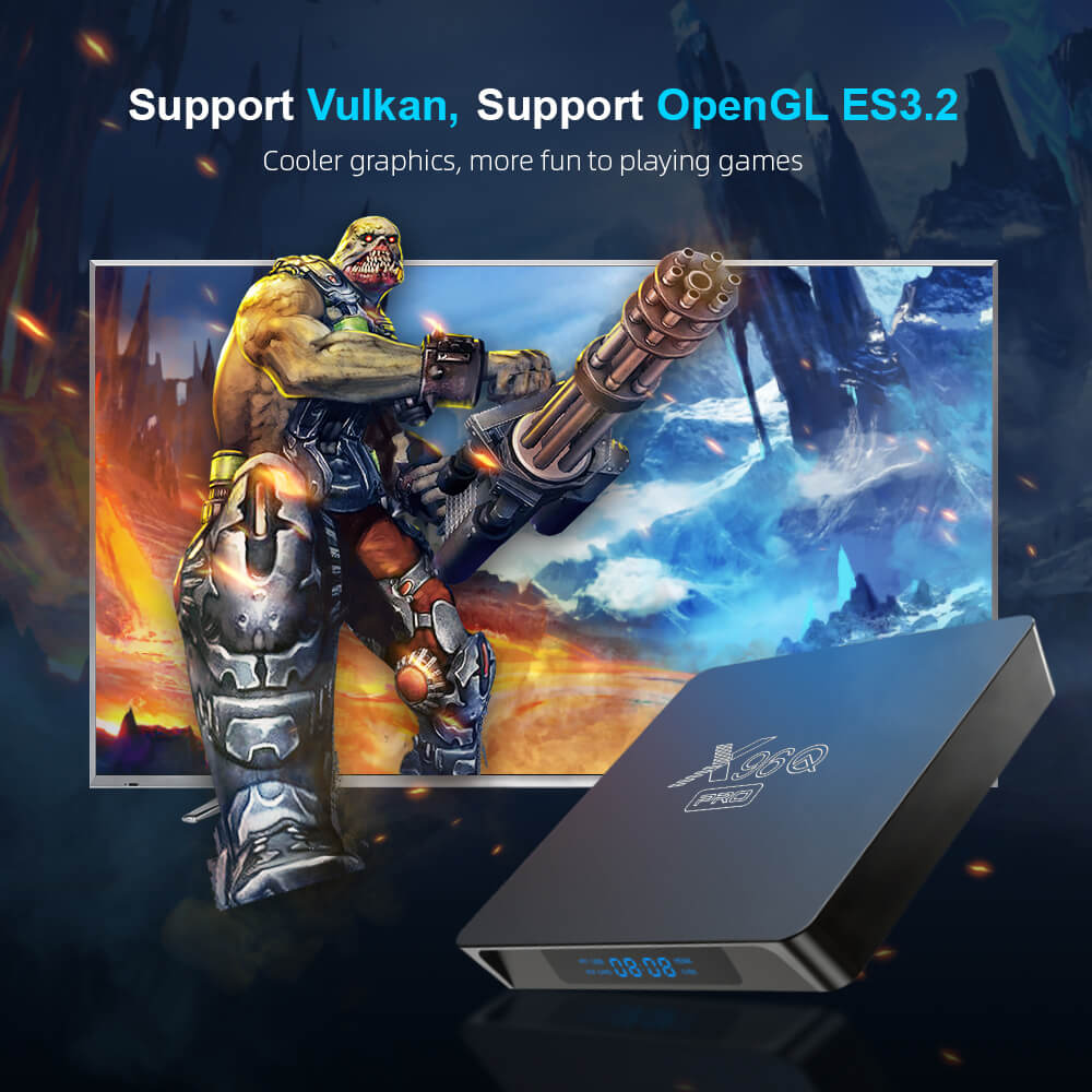 Allwinner H313 X96Q Pro Smart TV Box - 4K Ultra HD Streaming, Android 10.0, High-Speed WiFi