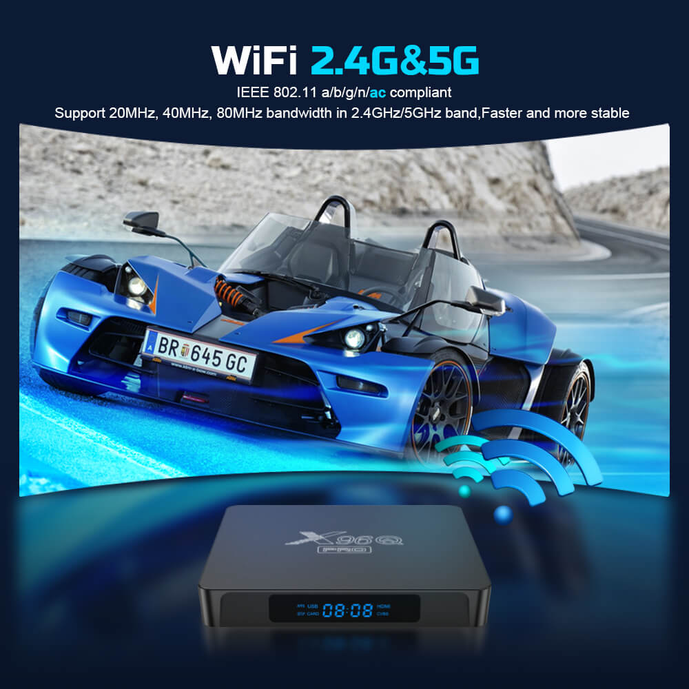 Allwinner H313 X96Q Pro Smart TV Box - 4K Ultra HD Streaming, Android 10.0, High-Speed WiFi