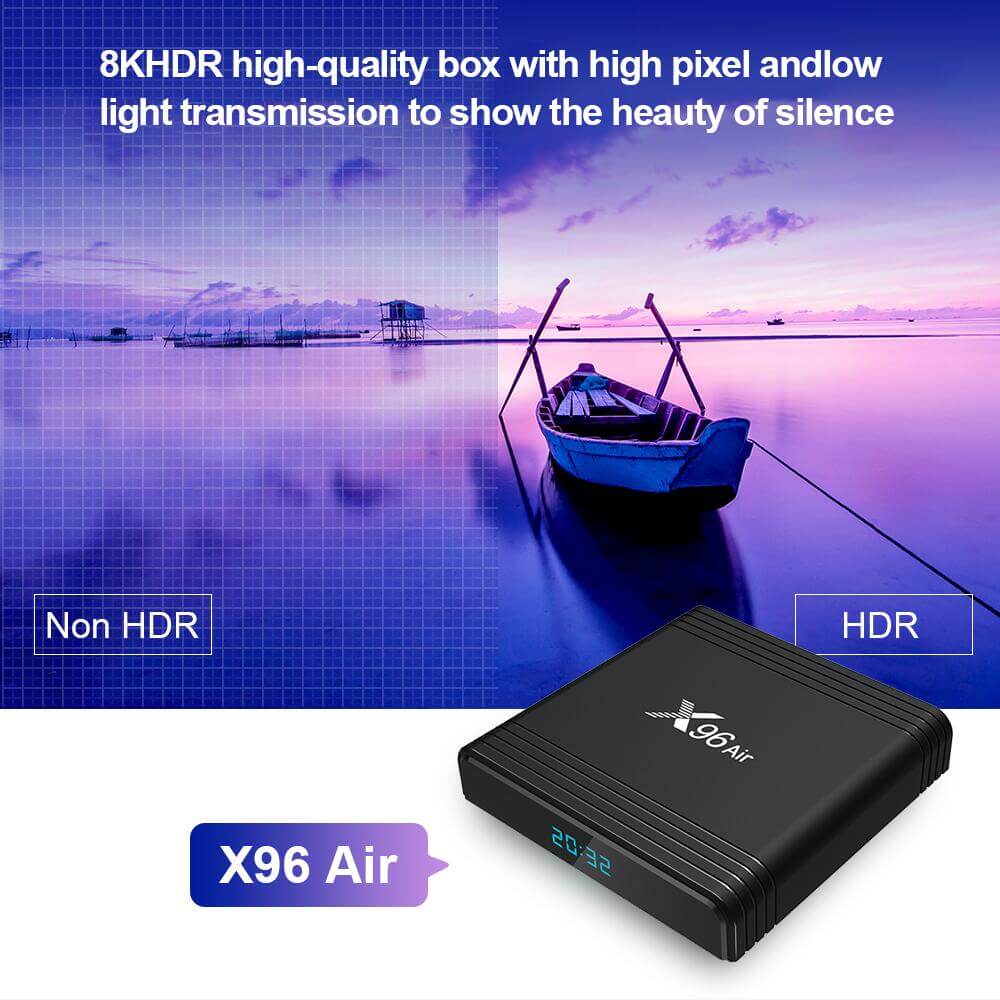 OEM X96 Air Linux电视盒|Amlogic S905 X3 Linux媒体播放器|4K Android/Linux双启动电视盒