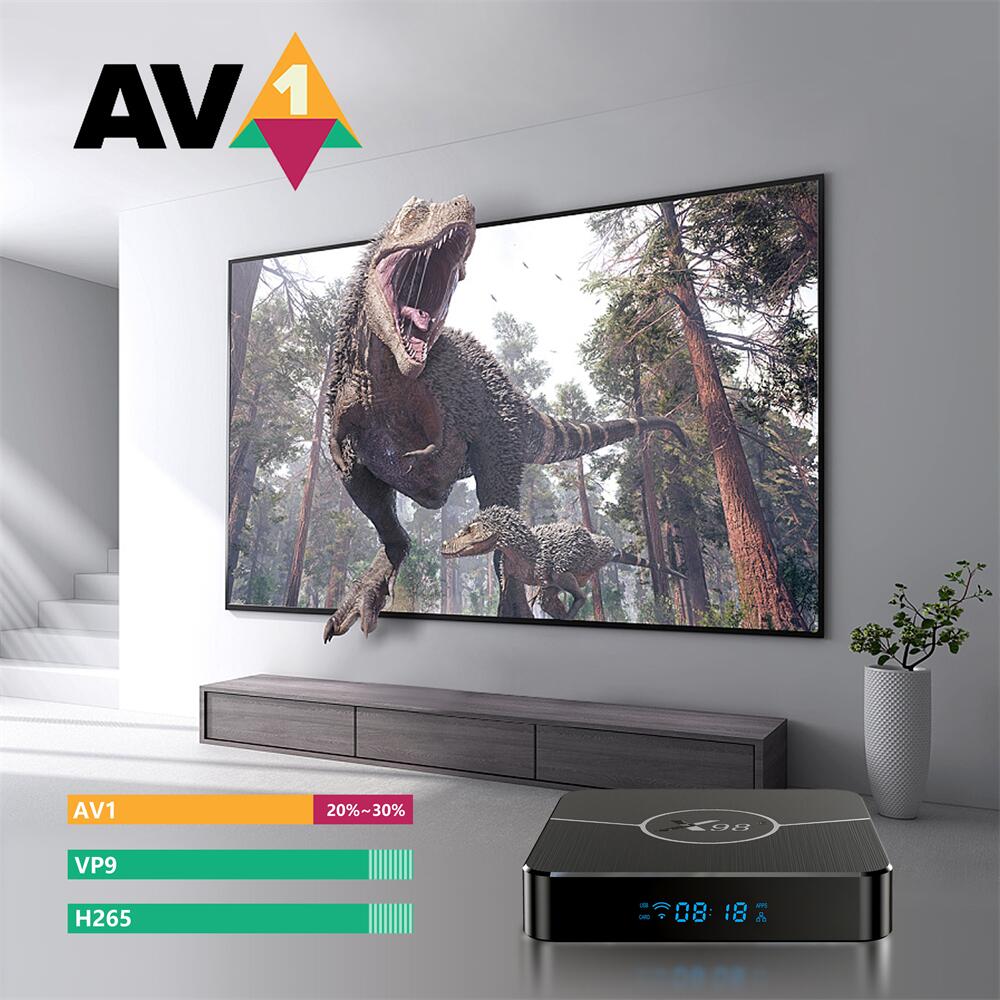 Amlogic S905W2 X98Plus Caixa OTT| Android TV Box Fábrica de Produção| OEM ODM Custom PCBA & Solução de Software