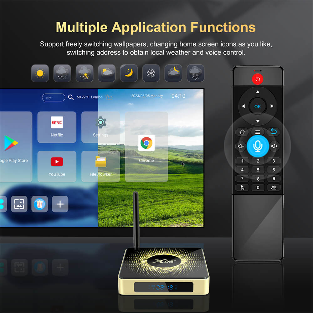 صناديق أملوجيك S928X X96 X10 iptv Specification 10