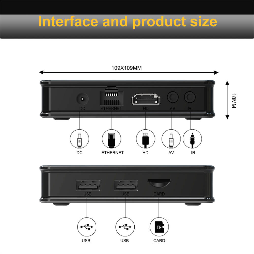 Allwinner H313 X5 صندوق iptv china source manufacturer 11
