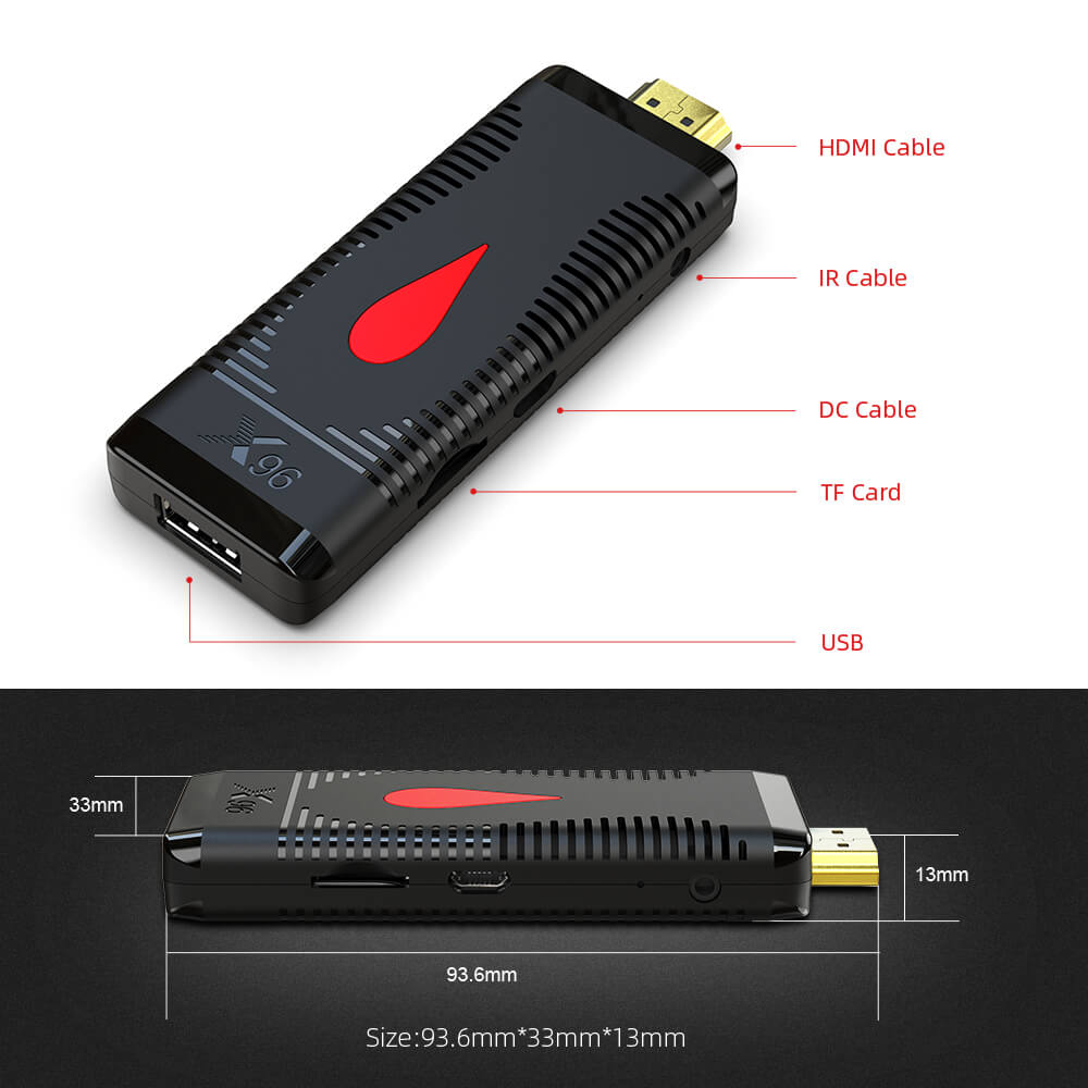 Todos los ganadores H313 X96 S400 Android TV Stick Overall Look 5