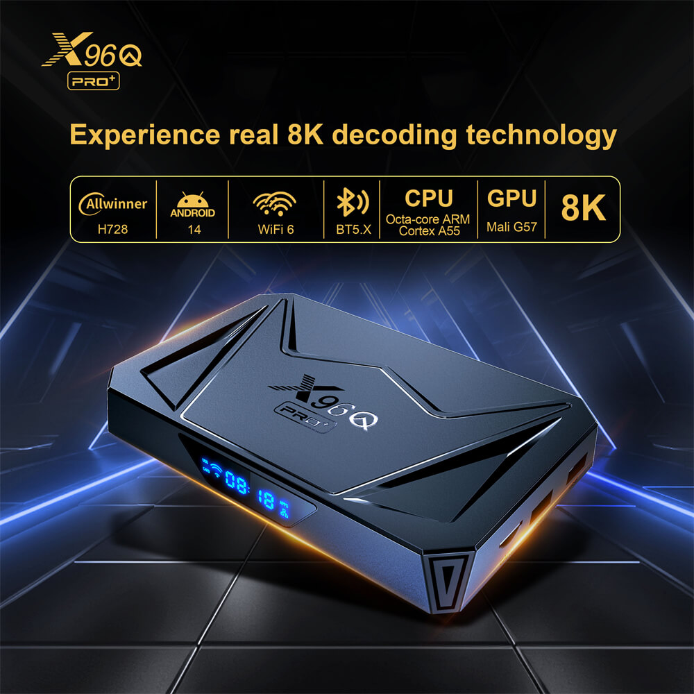 X96Q PRO + Allwinner H728 Android-TV - Box Product Image 1