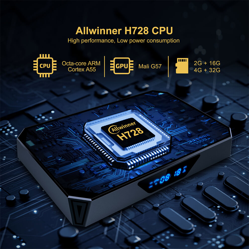 X96Q PRO + Allwinner H728 Android-TV - Box Product Image 2