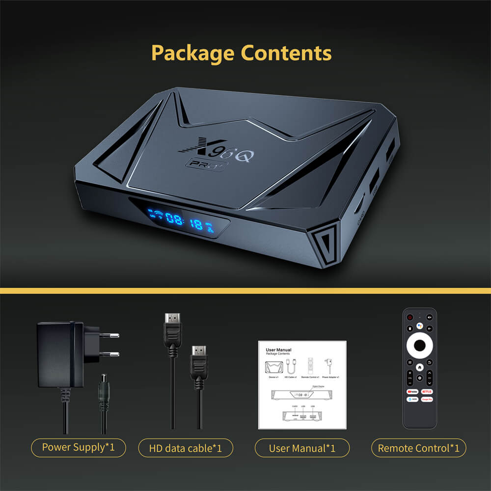 X96Q PRO + Allwinner H728 Android-TV - Box HD Photo 10