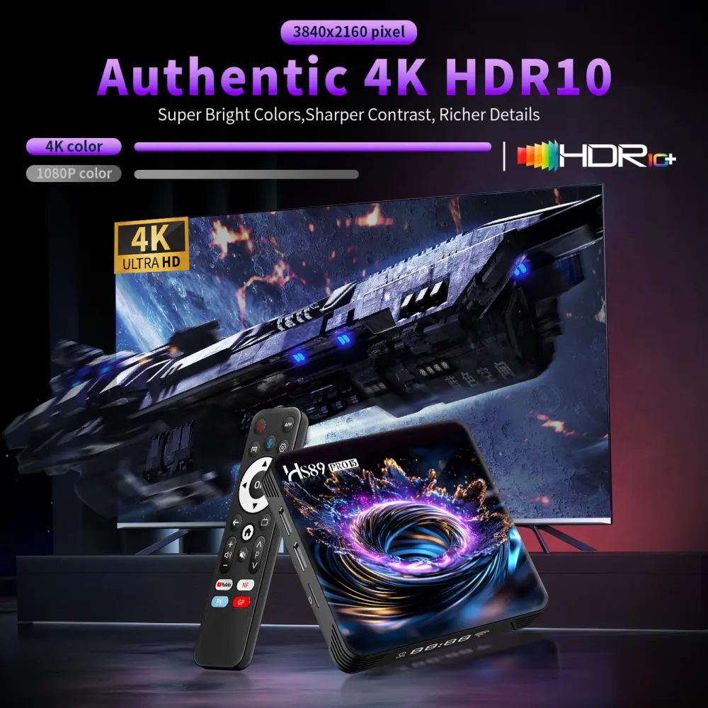 HS89 PRO RockChip RK3539 Android TV Box Overall Look 3