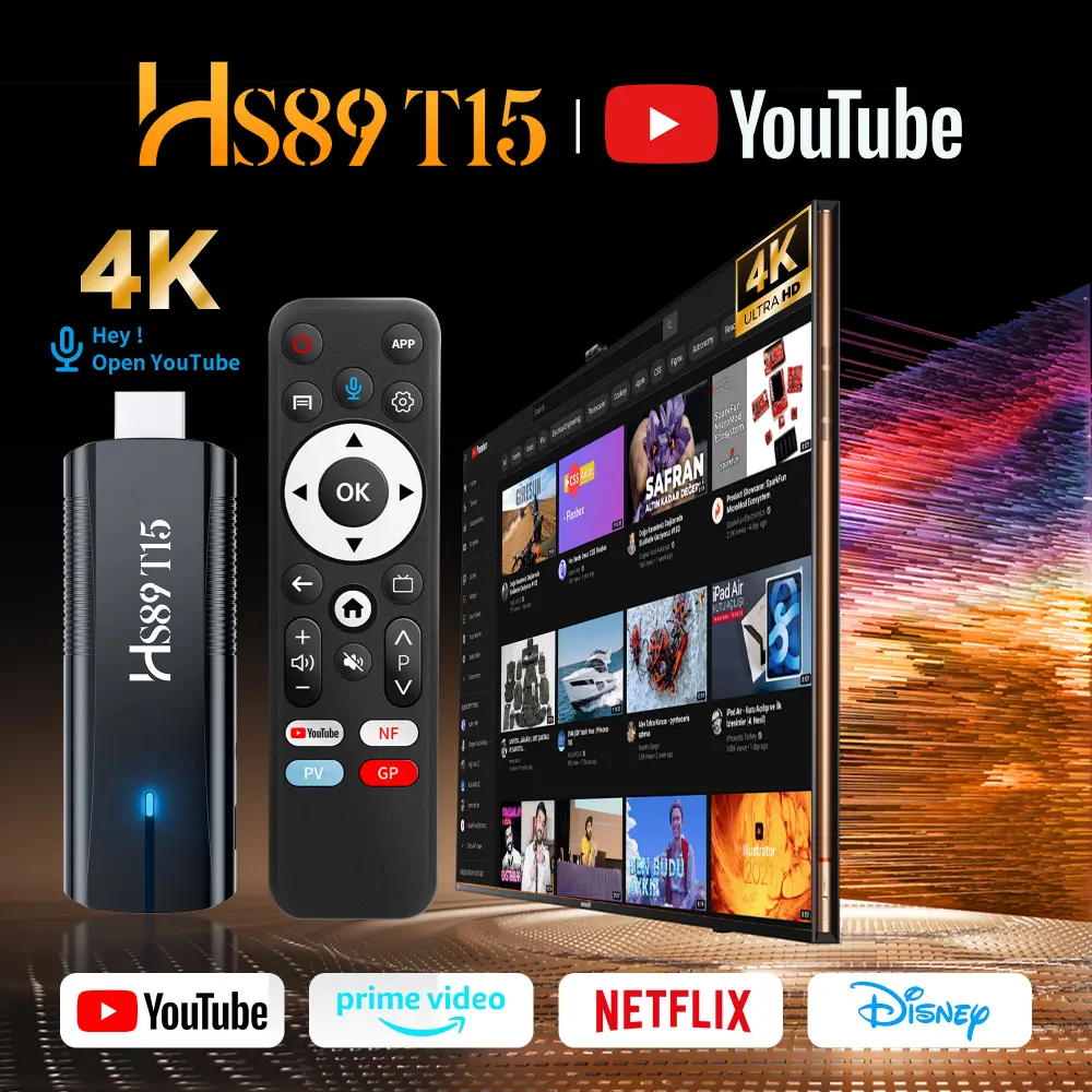HS89 T15 RockChip RK3539 عصا التلفزيون الروبوت manufacturer 1