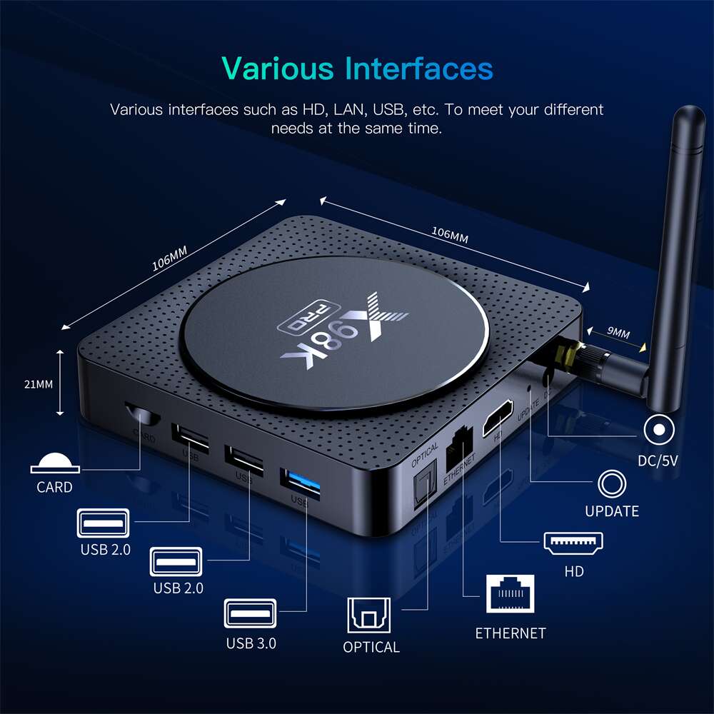 X98K PRO Rockchip RK3566 tv boxes china source manufacturer 11