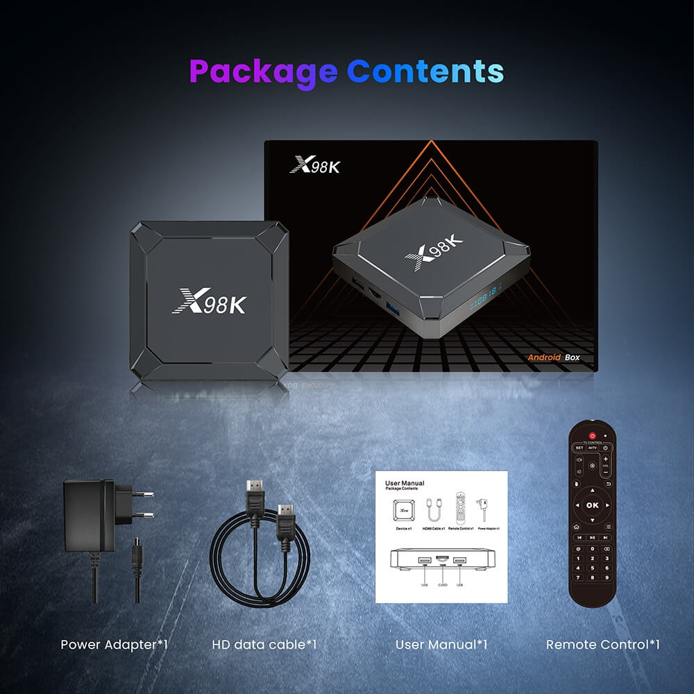 RockChip RK3528 X98K OTT-Boxen Product Image 1