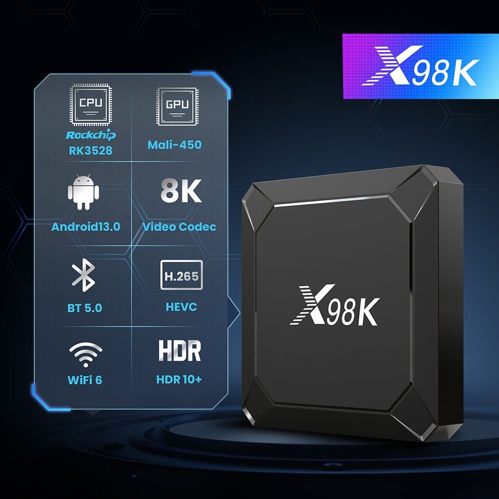 RockChip RK3528 X98K OTT-Boxen ODM manufacturer 2