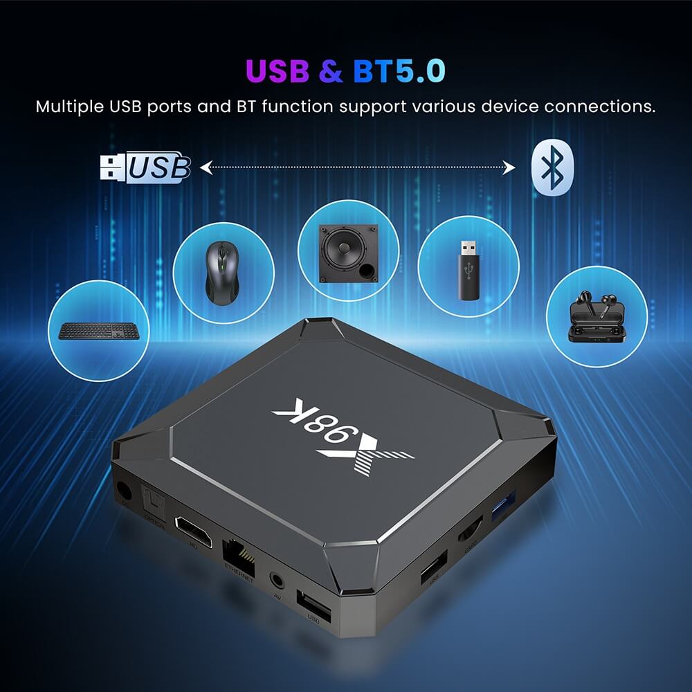 RockChip RK3528 X98K OTT-Boxen source manufacturer 5