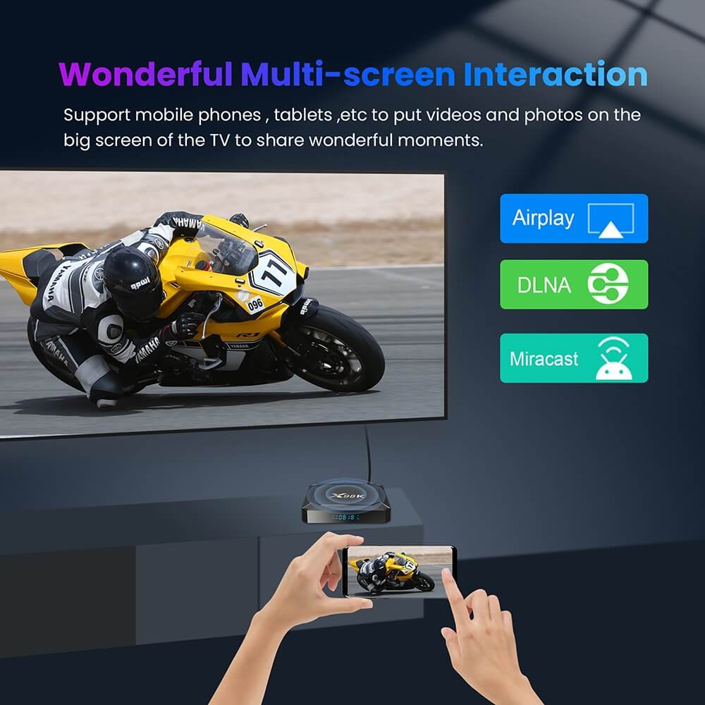 RockChip RK3528 X98K OTT-Boxen factory 9
