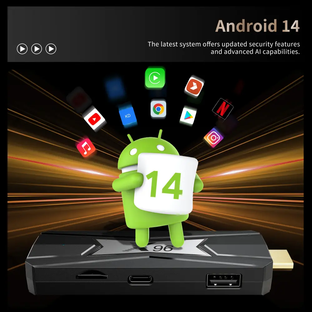 amlogic S905X5M(S905A) X96 NEO android tv  boxes Specification 6