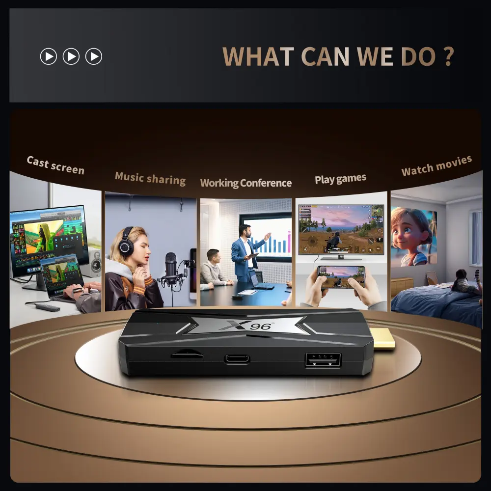 amlogic S905X5M(S905A) X96 NEO android tv  boxes china source manufacturer 9