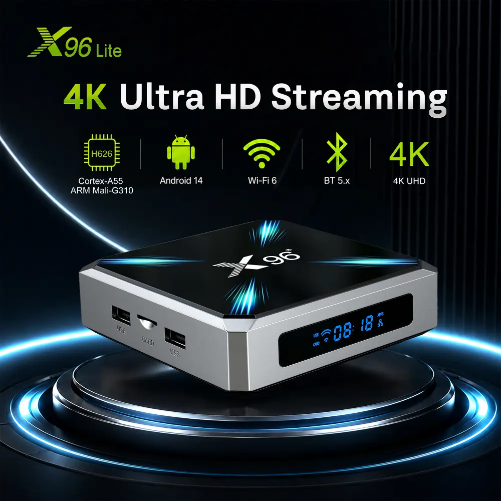 X96 lite Allwinner H626 cajas de televisión para Android factory 1
