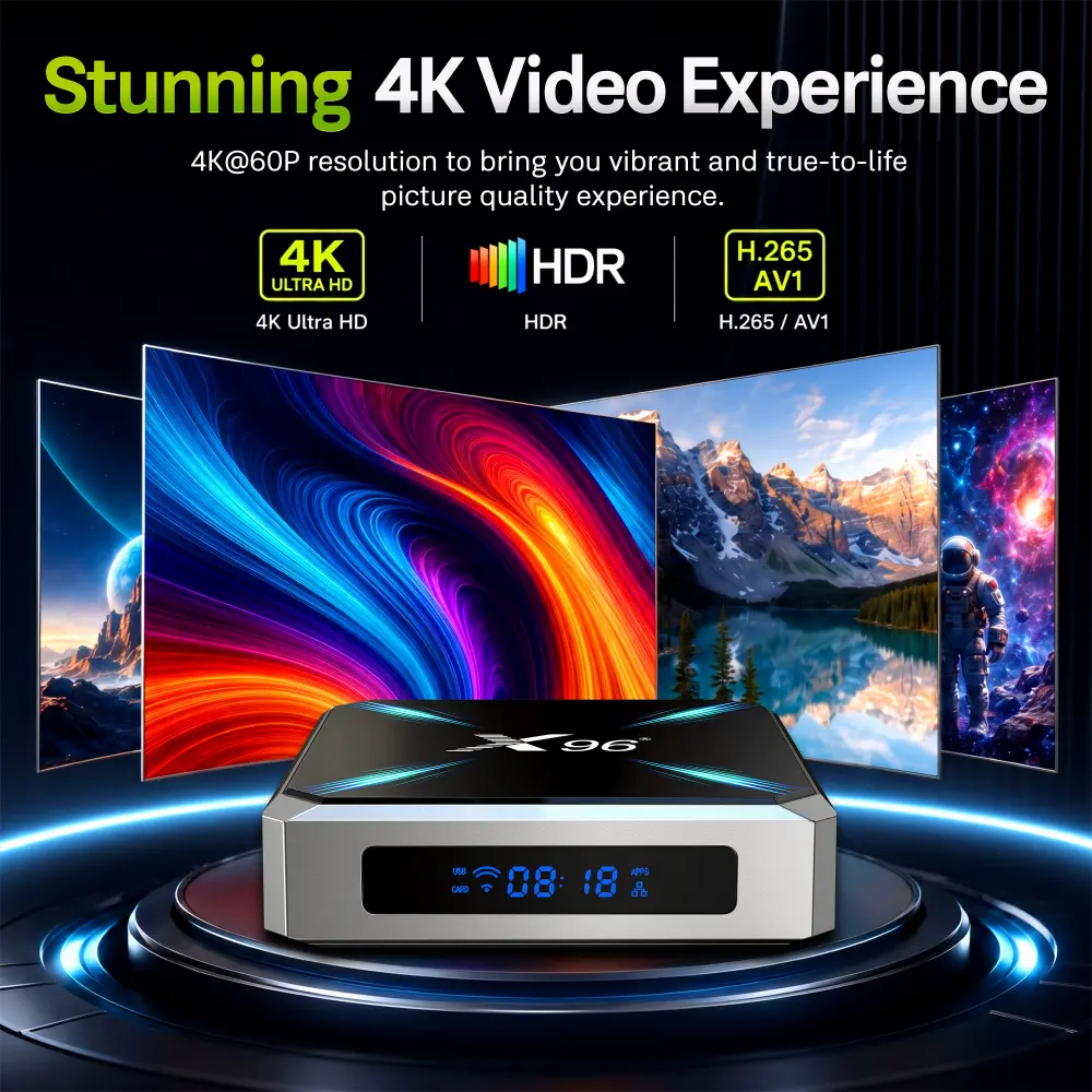 X96 lite Allwinner H626 cajas de televisión para Android HD Photo 4