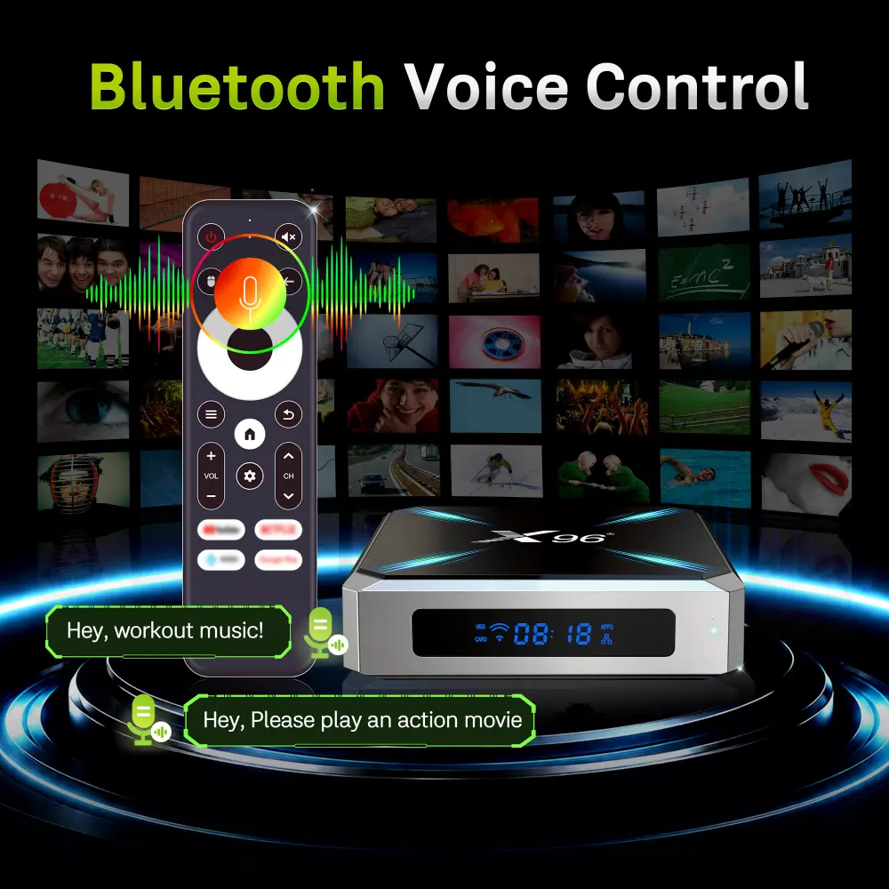 X96 lite Allwinner H626 cajas de televisión para Android Specification 9