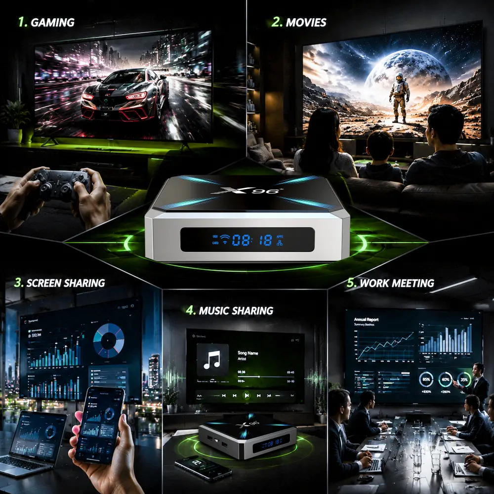 X96 lite Allwinner H626 cajas de televisión para Android factory 10