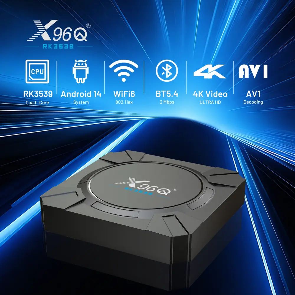X96Q RK3539 RockChip RK3539智能电视盒子 factory 1