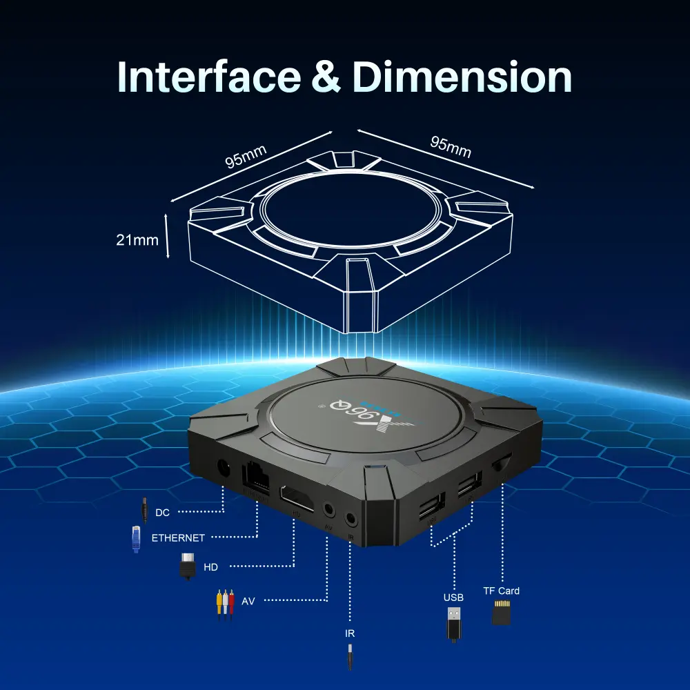 X96Q RK3539 RockChip RK3539智能电视盒子 Specification 2